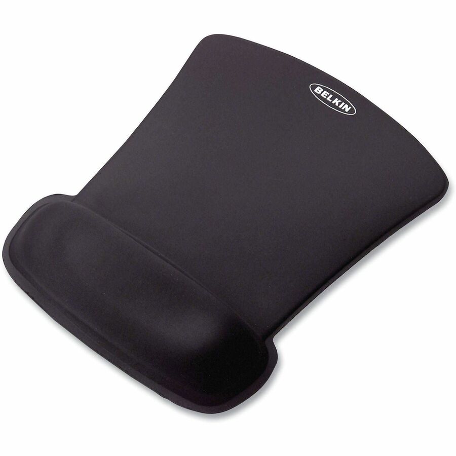 Belkin WaveRest Gel Mouse Pad, Black - Black - Gel - Mouse - 1