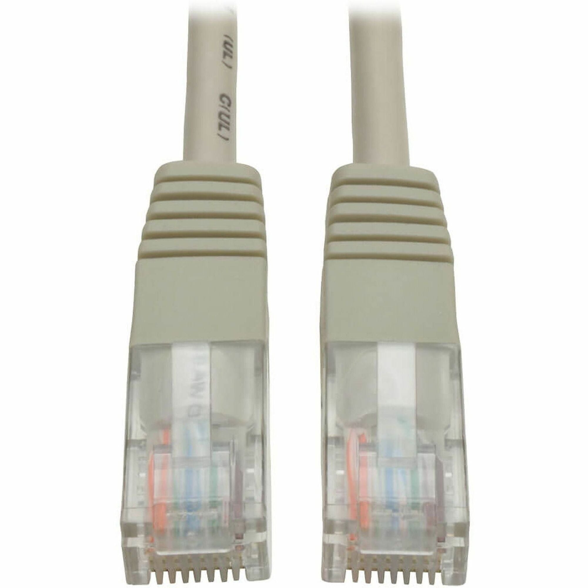 Tripp Lite series Cat5e Patch Cable - 25 ft Category 5e Network Cable - First End: 1 x RJ-45 - Male - Second End: 1 x RJ-45 - Male - Patch Cable - Gray
