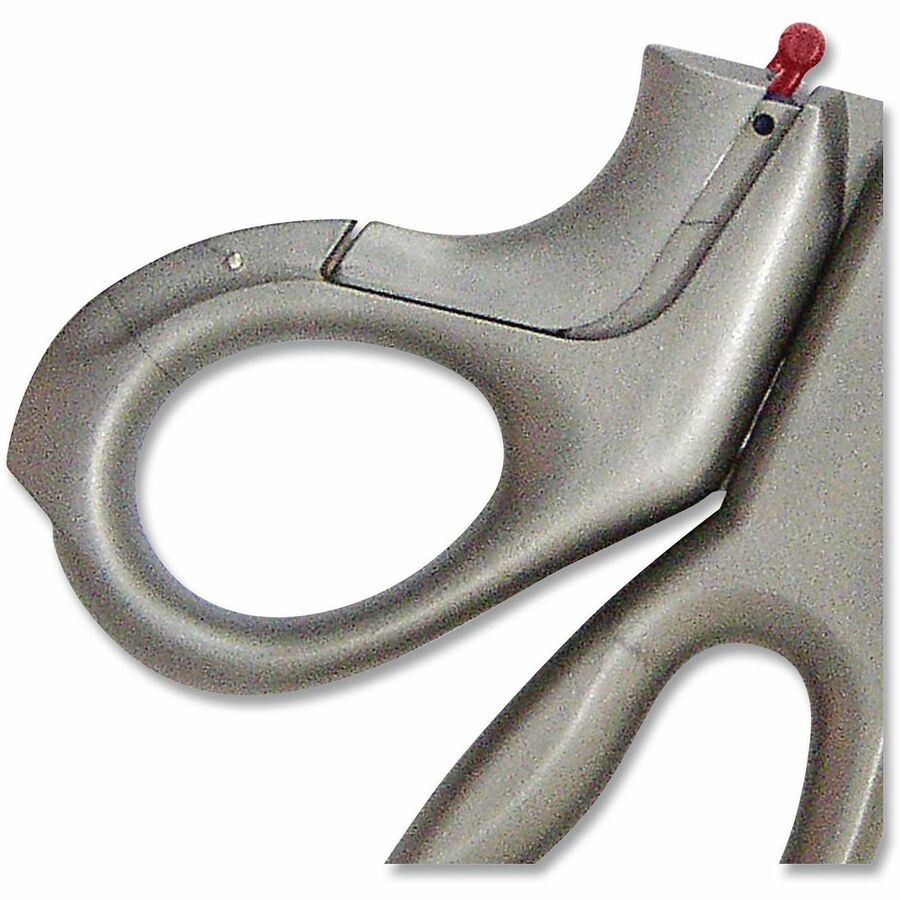 Westcott E-Z Open Box Cutter Scissors - 3" Cutting Length - 8" Overall Length - Straight-left/right - Stainless Steel - Pointed Tip - Silver - 1 Each