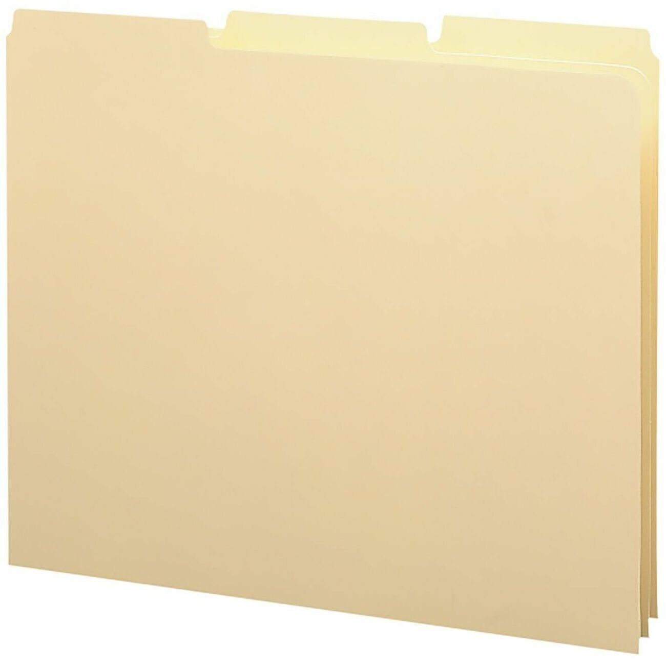 Smead Filing Guides with Blank Tab - Blank Assorted Tab(s) - Letter - Manila Tab(s) - 10% Recycled - 100 / Box