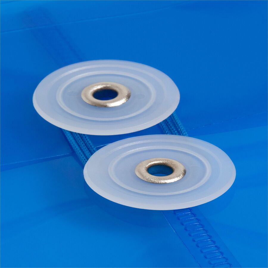 Smead Ultracolor Letter File Pocket - 8 1/2" x 11" - 200 Sheets Capacity - 1 1/4" Expansion - Polypropylene - Blue - 5 / Pack