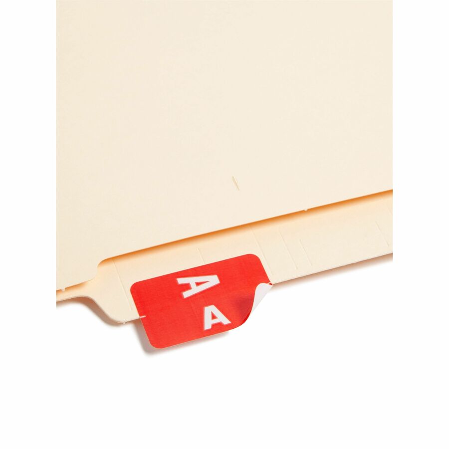 Smead AlphaZ ACCS Color-Coded Labels - A-Z - x 1" Width x 1 5/8" Length - Assorted - Laminated - 2200 / Box