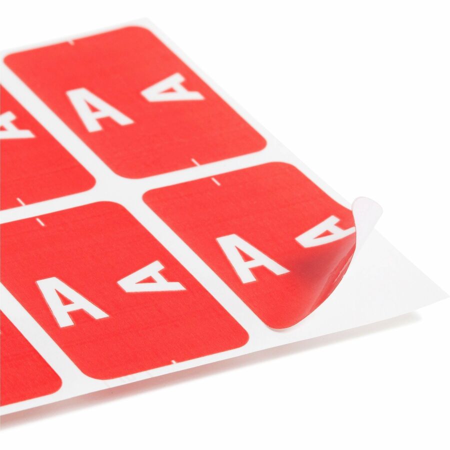 Smead AlphaZ ACCS Color-Coded Labels - A-Z - x 1" Width x 1 5/8" Length - Assorted - Laminated - 2200 / Box