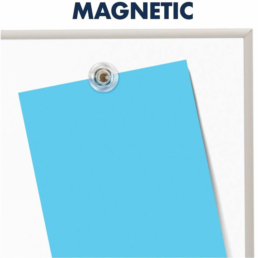 Quartet Matrix Whiteboard - 16" Board Height x 16" Board Width - White Surface - Magnetic, Durable - Silver Aluminum Frame - 1 Each