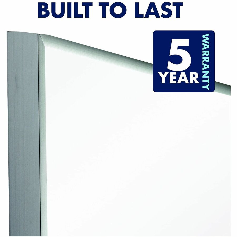 Quartet Matrix Whiteboard - 16" Board Height x 16" Board Width - White Surface - Magnetic, Durable - Silver Aluminum Frame - 1 Each
