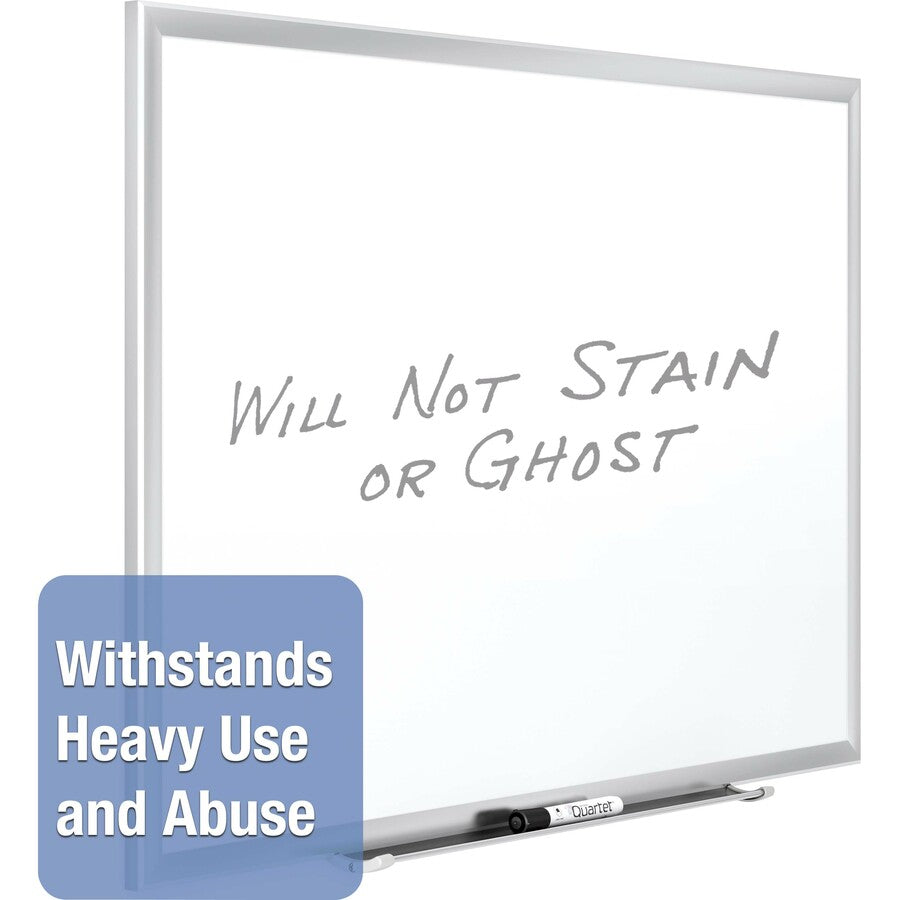 Quartet Matrix Whiteboard - 16" Board Height x 23" Board Width - White Surface - Magnetic, Durable - Silver Aluminum Frame - 1 Each