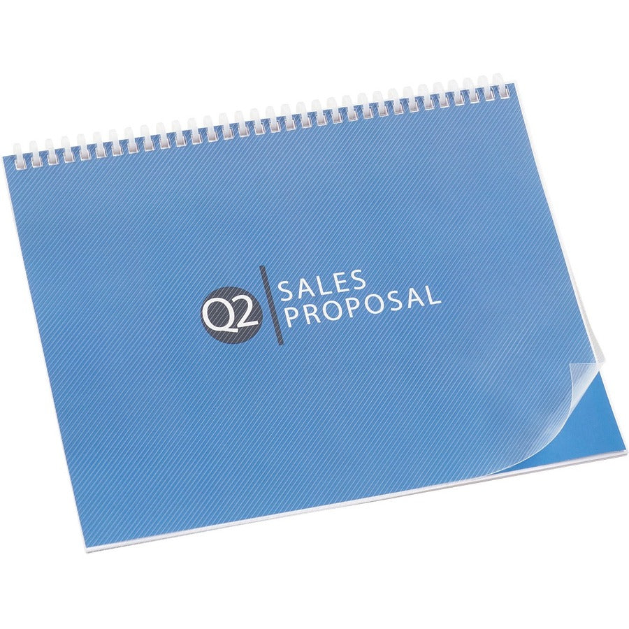 Swingline GBC Design View Poly Covers - For Letter 8 1/2" x 11" Sheet - Clear - Polypropylene - 25 / Pack