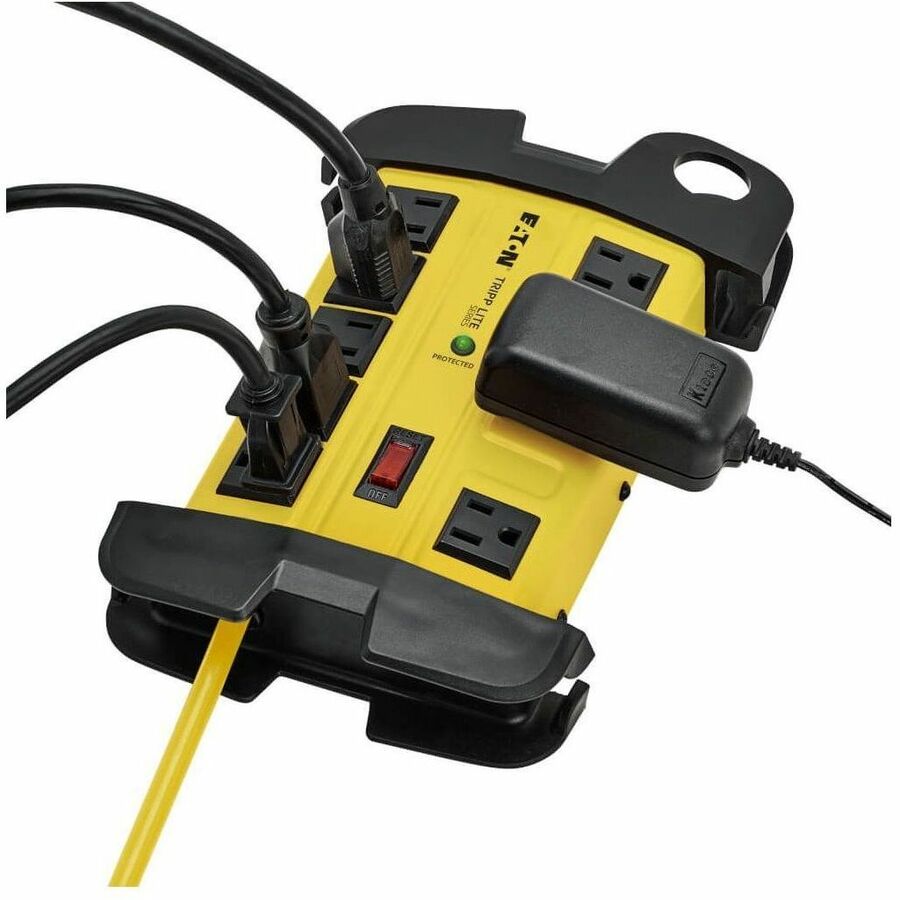 Tripp Lite series TLM812SA 8 Outlet Safety Surge Suppressor - NEMA 5-15P - 8 x NEMA 5-15R - 1500 J - 120 V AC Input - 120 V AC Output - 12 ft