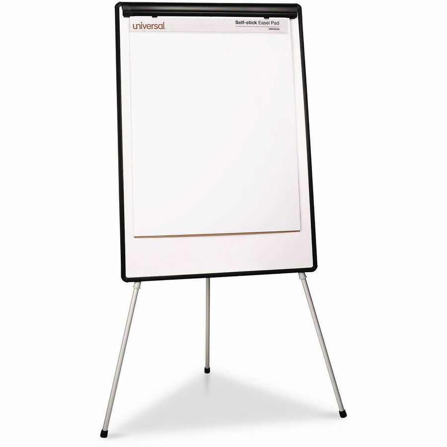 Universal Self-Stick Easel Pad, Unruled, 25 x 30, White, 30 Sheets, 2/Carton - 1 Subject(s) - 30 Sheets - Plain - Stapled - 20 lb Basis Weight - 25" x 30" Sheet Size - 30" Height x 25" Width - White Paper - Cardboard Cover - 2 / Carton