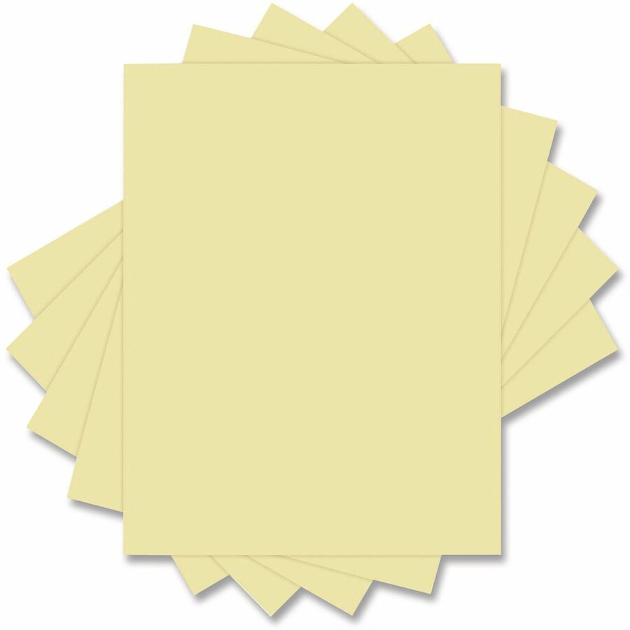 Universal Deluxe Colored Paper, 20 lb Bond Weight, 8.5 x 11, Canary, 500/Ream - 20 lb Basis Weight - 75 g/m² Grammage - Canary - 500 Sheets - 500 / Ream