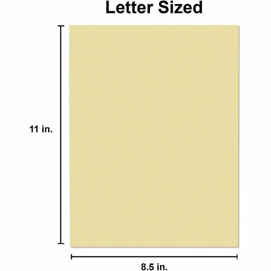 Universal Deluxe Colored Paper, 20 lb Bond Weight, 8.5 x 11, Canary, 500/Ream - 20 lb Basis Weight - 75 g/m² Grammage - Canary - 500 Sheets - 500 / Ream