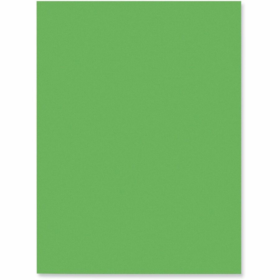 SunWorks Construction Paper - Multipurpose - 12" Width x 9" Length - Brite Green - Paper - 50 / Pack