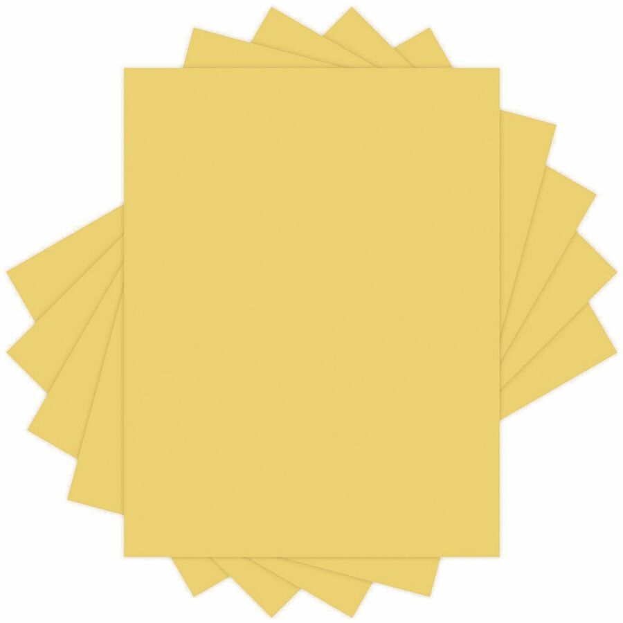 Universal Deluxe Colored Paper, 20 lb Bond Weight, 8.5 x 11, Goldenrod, 500/Ream - 20 lb Basis Weight - 75 g/m² Grammage - Goldenrod - 500 Sheets - 500 / Ream