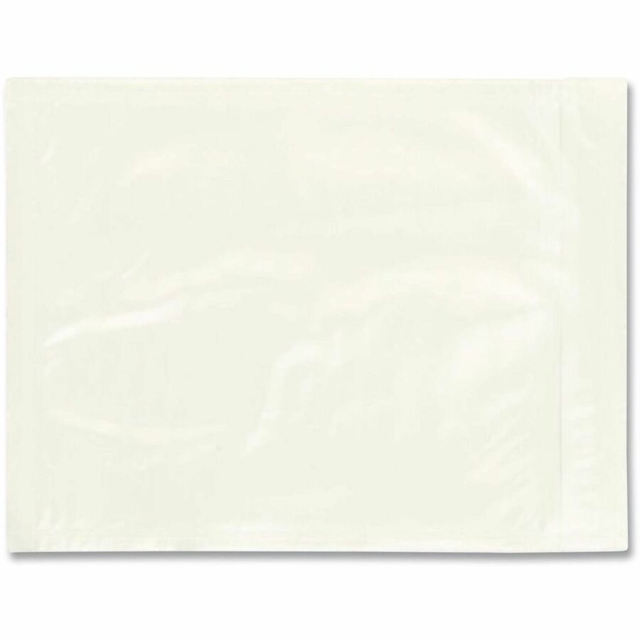 Quality Park 46996 Packing List Clear Envelopes - Packing List - 4 1/2" Width x 6" Length - Adhesive - Clear - Poly - 1000 / Carton