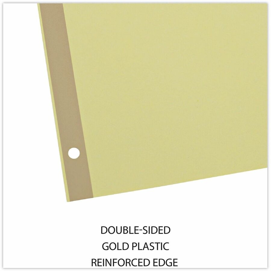 Universal Index Divider - 24 x Divider(s) - 8 Blank Side Tab(s) - 8.5" Divider Width x 11" Divider Length - Letter - 3 Hole Punched - Buff Paper Divider - Assorted Plastic Tab(s) - 0% - Customizable, Double-sided, Gold Reinforced Binding Edge - 24 Set