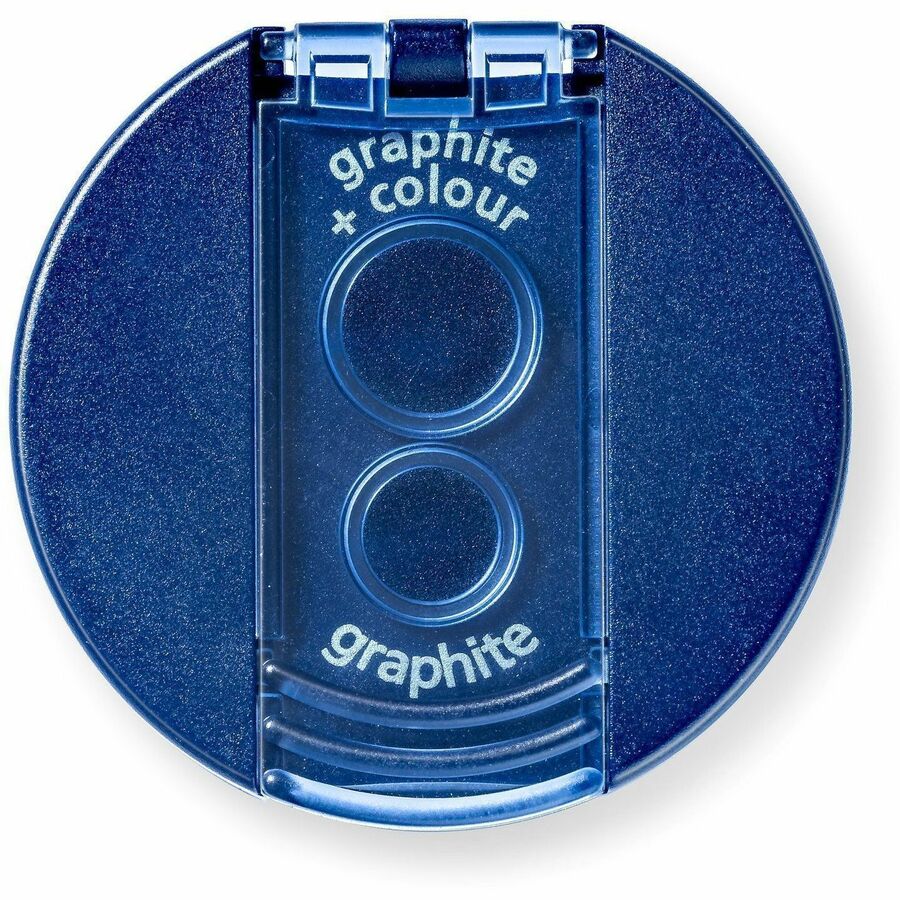 Staedtler Double-hole Tub Pencil Sharpener - 2 Hole(s) - 1.5" Height x 1.5" Width - Plastic - 1 Each