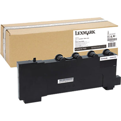 Lexmark C540X75G Waste Toner Bottle - Laser - Black, Color - 18000 Pages Color, 36000 Pages Black - 1 Each