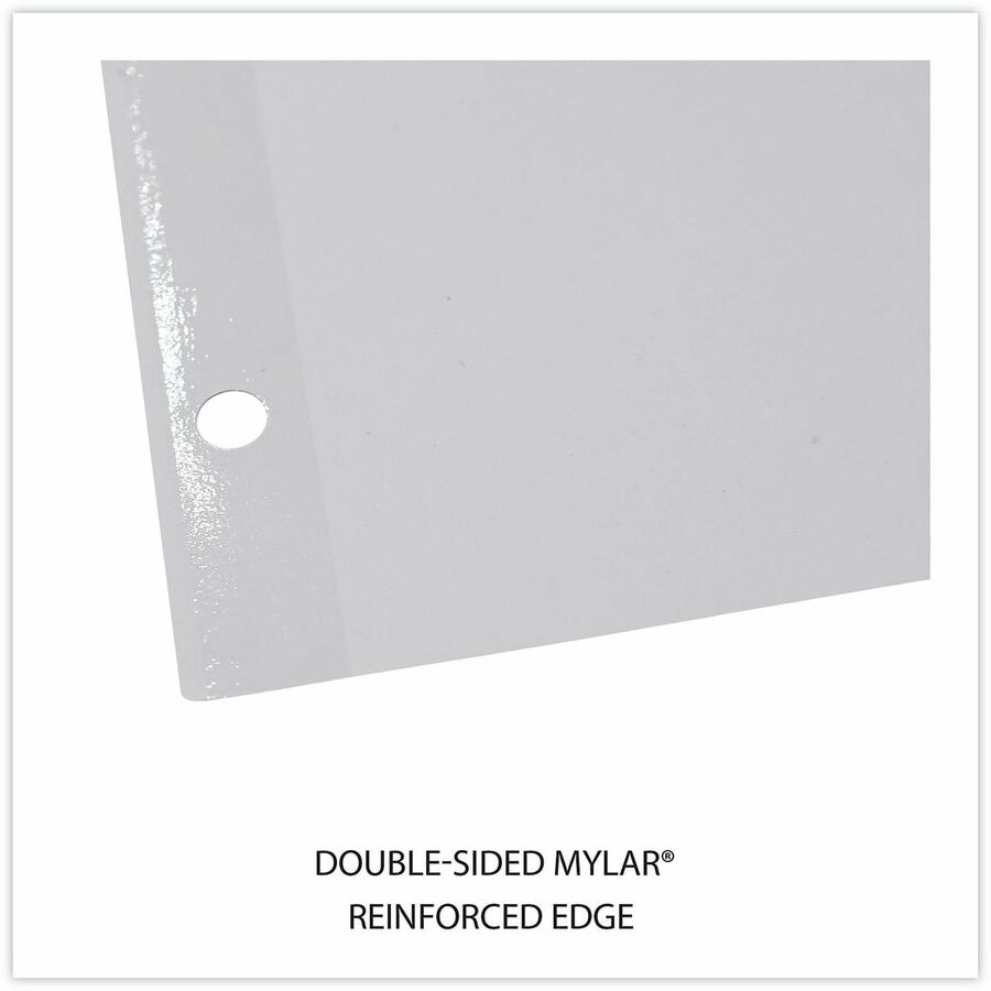 Universal Index Divider - 26 Printed Side Tab(s) - Character - A-Z - 8.5" Divider Width x 11" Divider Length - Letter - 3 Hole Punched - White Paper Divider - Assorted Paper Tab(s) - 30% Recycled - Double-sided, Mylar Reinforced Edge, Laminated Tab - 1...