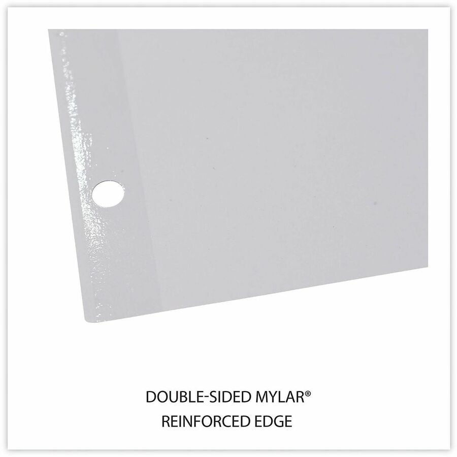 Universal Index Divider - 8 Printed Side Tab(s) - Digit - 1-8, Table of Contents - 8.5" Divider Width x 11" Divider Length - Letter - 3 Hole Punched - White Paper Divider - Assorted Paper Tab(s) - 30% Recycled - Double-sided, Mylar Reinforced Edge, Lam...