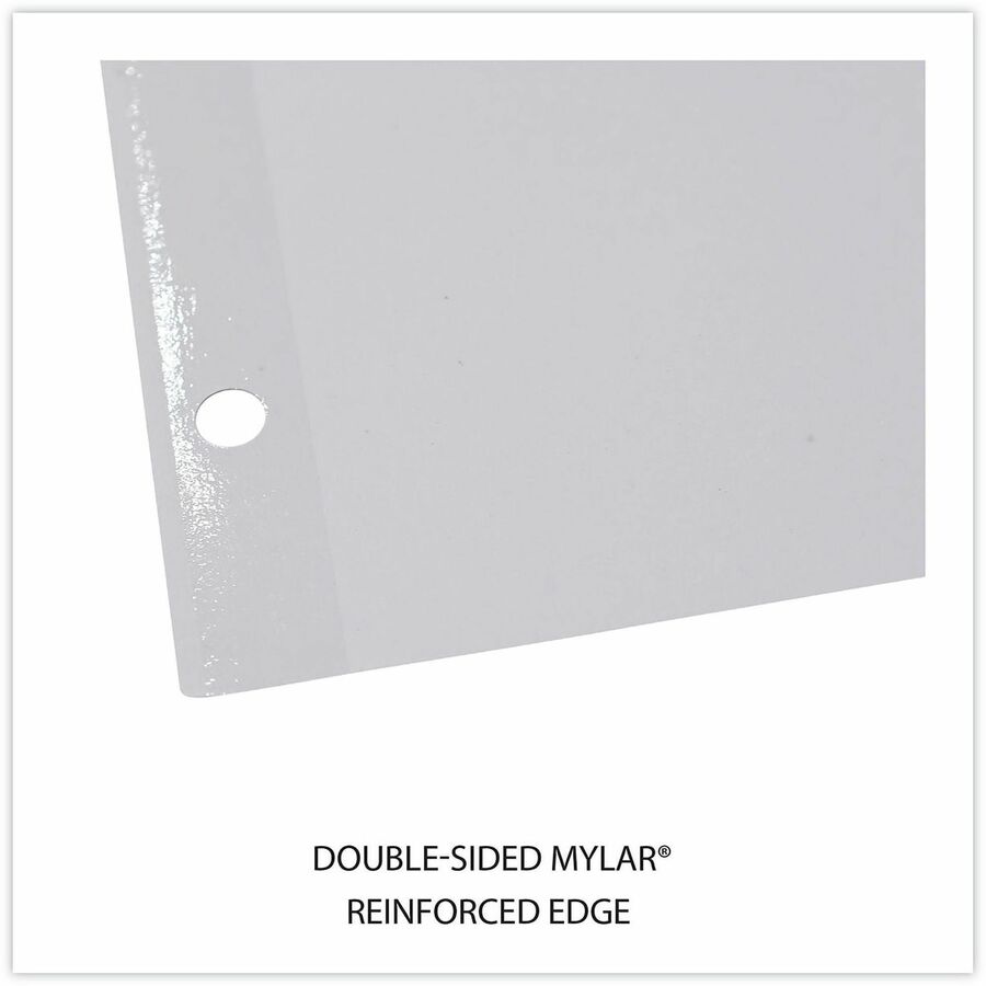 Universal Index Divider - 10 Printed Side Tab(s) - Digit - 1-10, Table of Contents - 8.5" Divider Width x 11" Divider Length - Letter - 3 Hole Punched - White Paper Divider - Assorted Paper Tab(s) - 30% Recycled - Double-sided, Mylar Reinforced Edge, L...