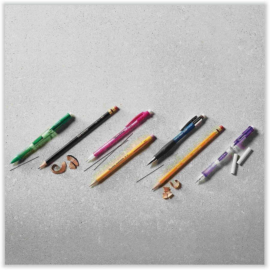 Paper Mate Comfortable Ultra Mechanical Pencils - 0.7 mm Black Lead - #2 - Refillable - Assorted Plastic Barrel - 2 / Pack