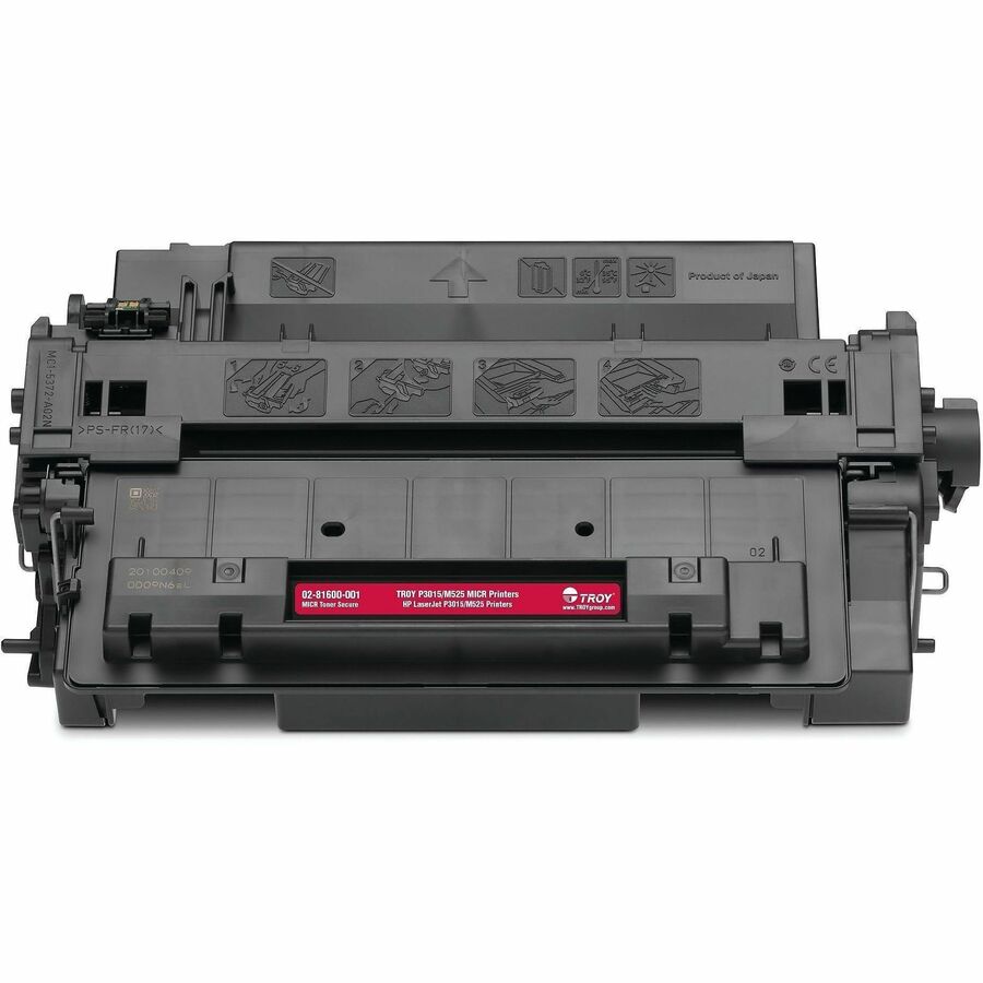 Troy MICR Laser Toner Cartridge CE255A - Black - 1 Each - 6000 Pages