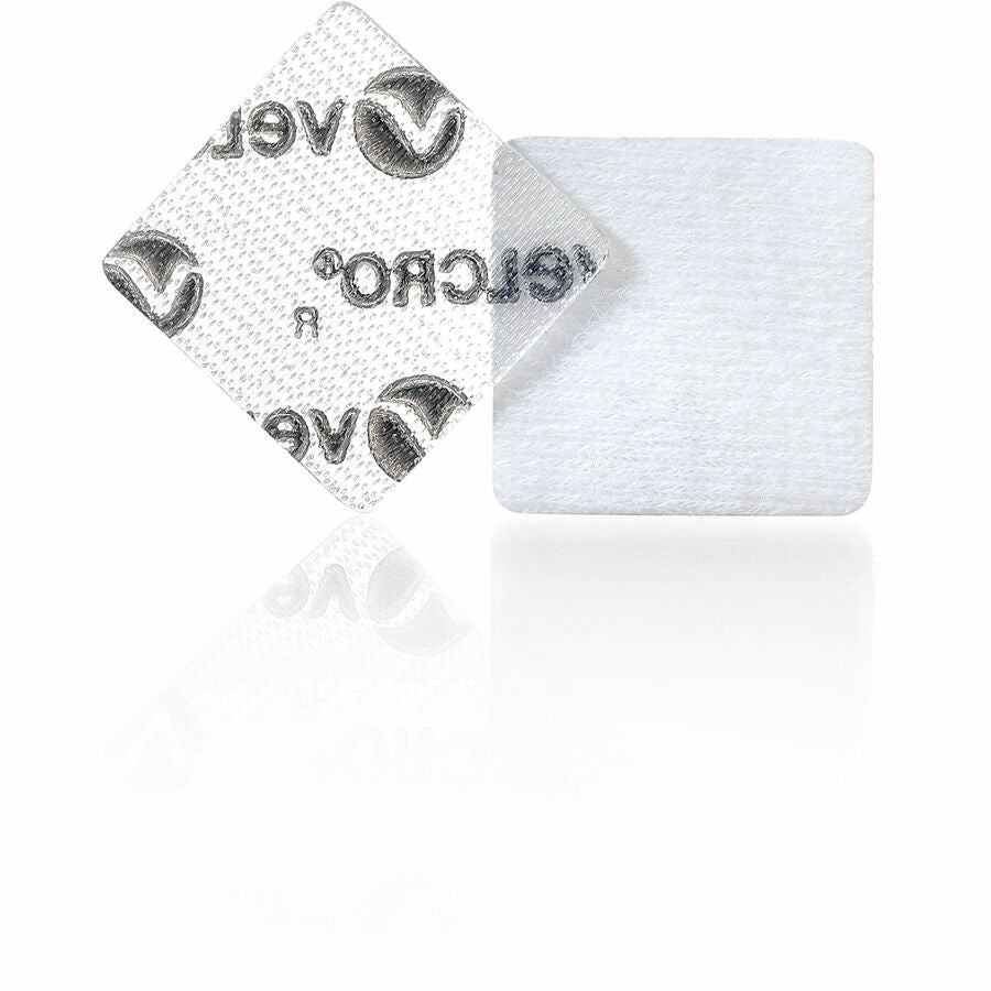 VELCRO® Thin Clear Fasteners 7/8in Squares Clear 12 ct - Clear - Water Resistant - For Indoor, Outdoor, Card, Crafting, Scrapbooking, Project, Glass, Plastic, Classroom, Office, Home, ... Carton - 12 Carton