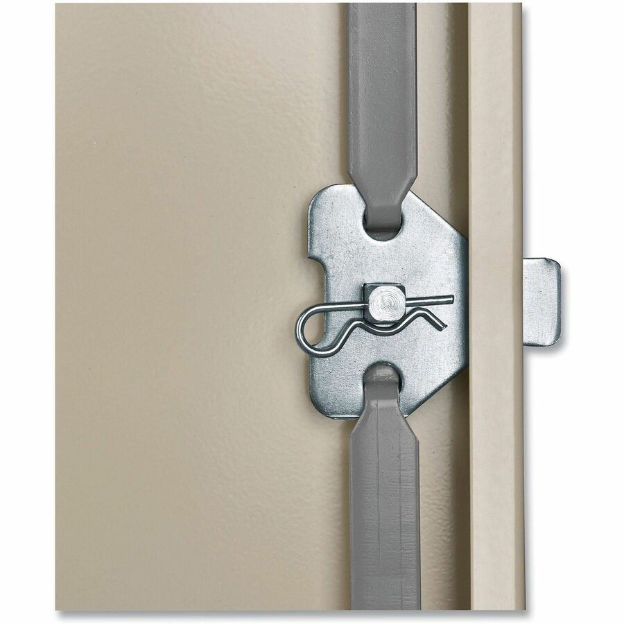 Tennsco Storage Cabinet (Unassembled) 2470 - 36" Width x 24" Depth x 78" Height - 5 x Shelf(ves) - 2 x Standard Door(s) - Heavy Duty, Locking Door, Hinged Door, Reinforced, Carrying Handle, Durable, Adjustable Leveler, Rugged, Welded - Light Gray - Pow...
