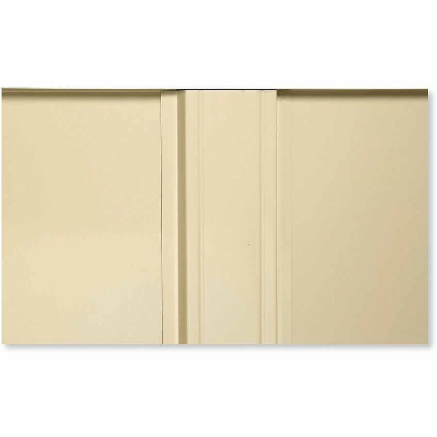 Tennsco Storage Cabinet (Unassembled) 2470 - 36" Width x 24" Depth x 78" Height - 5 x Shelf(ves) - 2 x Standard Door(s) - Heavy Duty, Locking Door, Hinged Door, Reinforced, Carrying Handle, Durable, Adjustable Leveler, Rugged, Welded - Light Gray - Pow...