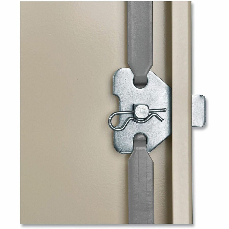 Tennsco Standard Black Storage Cabinet - 36" Width x 18" Depth x 72" Height - 5 x Shelf(ves) - 2 x Standard Door(s) - Heavy Duty, Adjustable Shelf, Locking Door, Hinged Door, Reinforced, Carrying Handle, Durable - Black - Powder Coated - Steel - Recycled