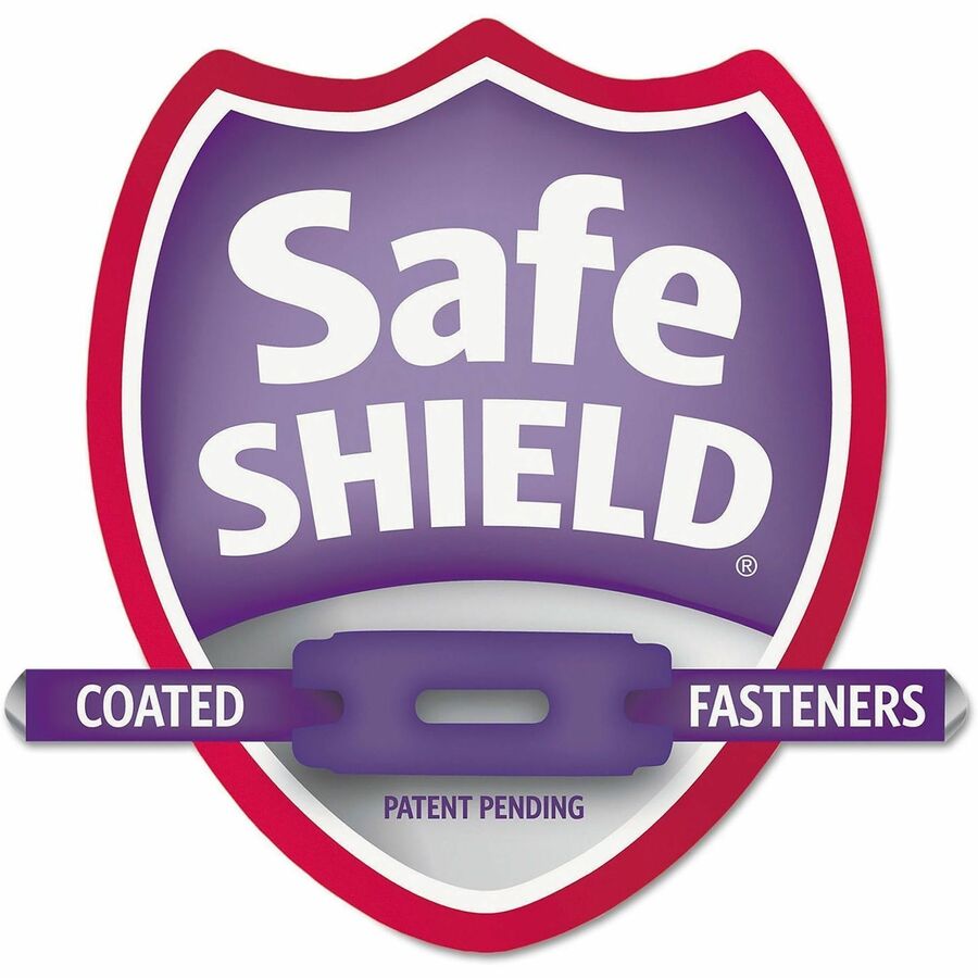 Smead SafeSHIELD 2/5 Tab Cut Letter Recycled Classification Folder - 8 1/2" x 11" - 2" Expansion - 2 x 2S Fastener(s) - 2 Pocket(s) - Top Tab Location - Right of Center Tab Position - 2 Divider(s) - 25 pt. - 1 Plys - Pressboard - Dark Blue - Tear Proof...