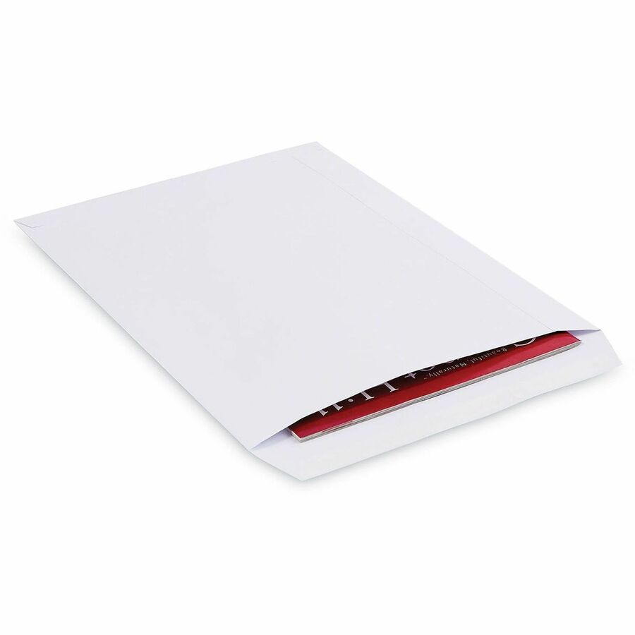 Universal Envelope - Catalog - #13 1/2 - 28 lb - Self Adhesive - White - Paper Stock - 100 / Box