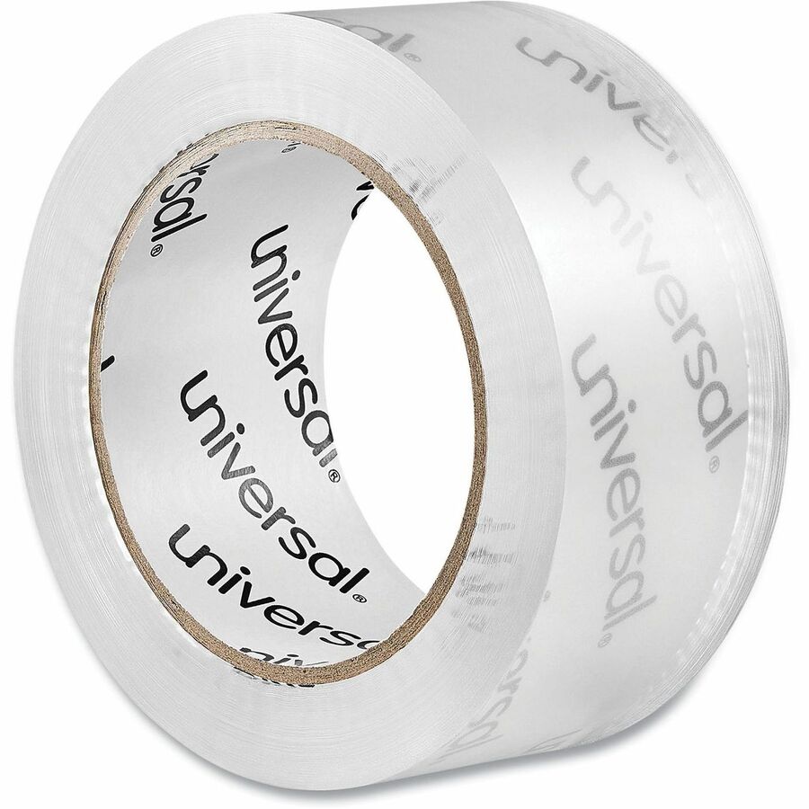 Universal Packaging Tape - 109 yd Length x 1.88" Width x 1.7 mil Thickness - 3" Core - Clear - Acrylic - Plastic Backing - 12 / Pack