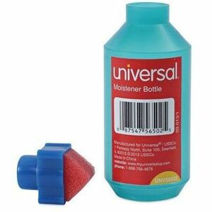Universal Envelope Moistener - 2 oz - Blue - Adhesive - Plastic, Foam