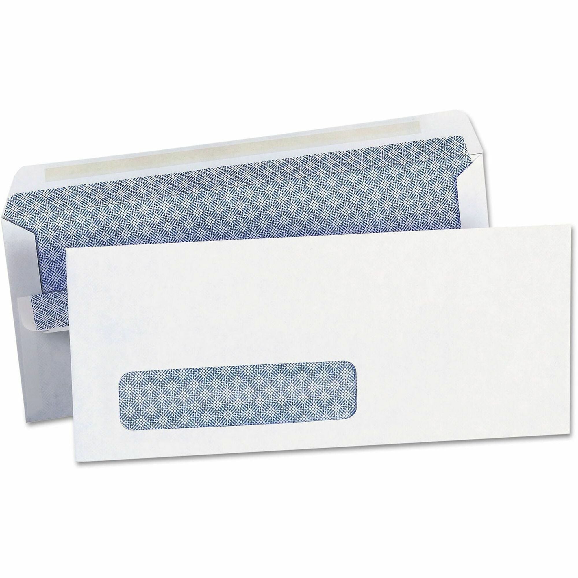 Universal Envelope - Business - #10 - 24 lb - Self Adhesive - White - Paper Stock - 500 / Box