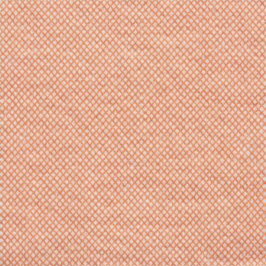 Brawny® Professional Cleaning Towel - 10" Width x 20.83 ft Length - Orange - 6 / Case