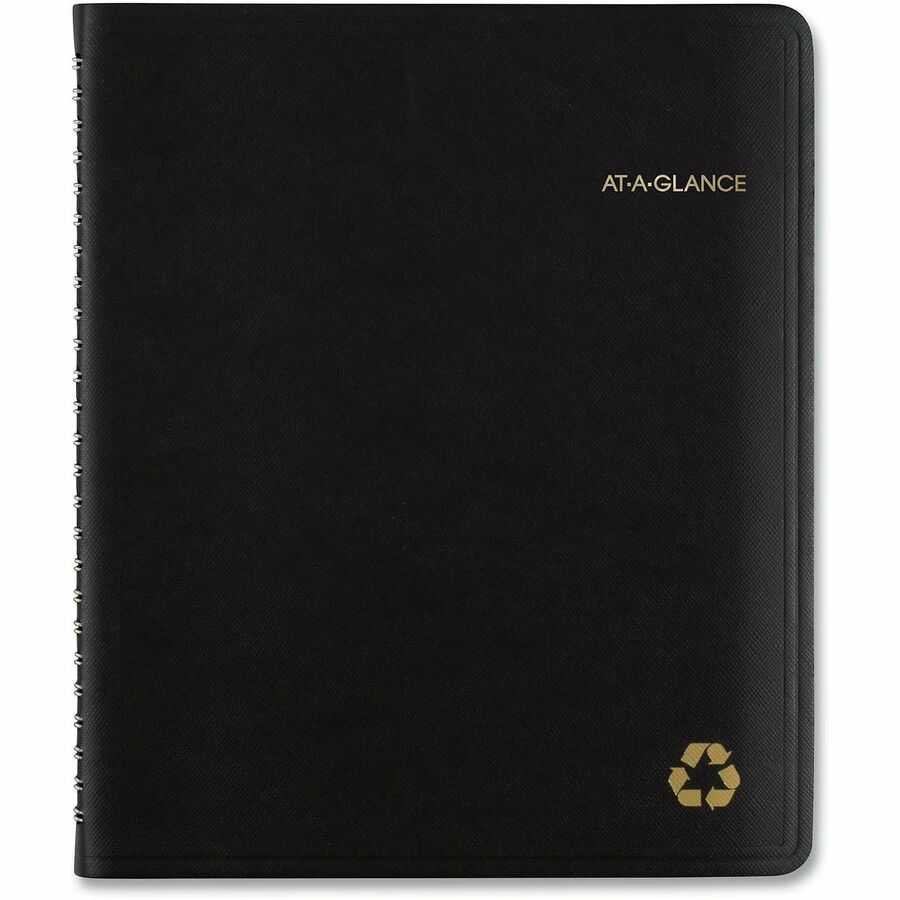 At-A-Glance Large Weekly/Monthly Desk Appointment Book - Medium - Julian Dates - Monthly, Weekly - 1 Year - January 2026 to December 2026 - 7:00 AM to 8:45 PM - Quarter-hourly, 7:00 AM to 5:30 PM - 1 Week, 1 Month Double Page Layout - 7" x 8 3/4" Sheet...