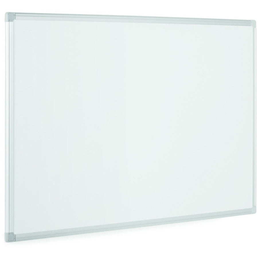 MasterVision EasyClean Dry-erase Board - 36" (3 ft) Width x 48" (4 ft) Height - White Aluminum Surface - Silver Frame - Magnetic - Eco-friendly, Sturdy, Pen Tray, Wall Mountable - 1 Each
