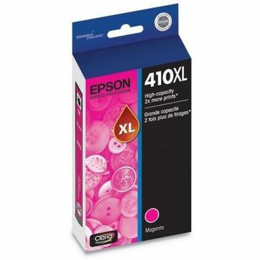 Epson Claria Premium 410XL Original High Yield Inkjet Ink Cartridge - Magenta - 1 Pack - 650 Pages