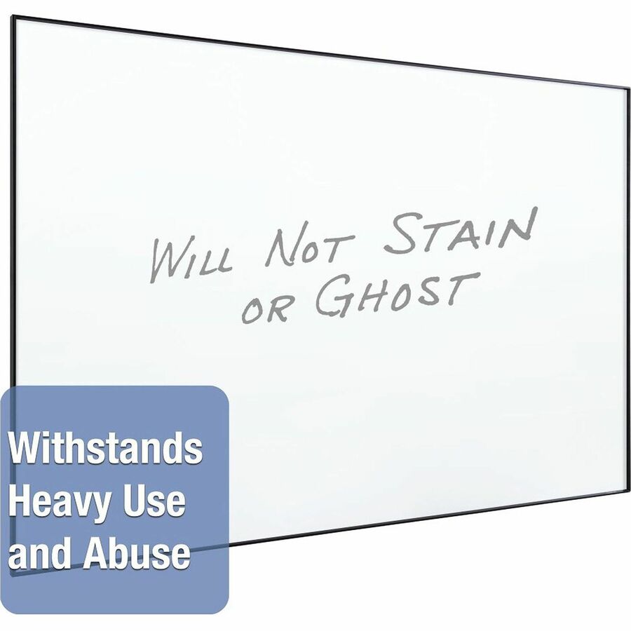 Quartet Fusion Nano-Clean Magnetic Dry-Erase Board - 48" (4 ft) Width x 36" (3 ft) Height - White Surface - Black Aluminum Frame - Horizontal/Vertical - Magnetic - 1 Each