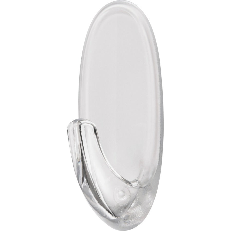 Command 2 lb. Strips Medium Hanging Hooks - 2 lb (907.2 g) Capacity - for Decoration - Plastic - 2 / Pack