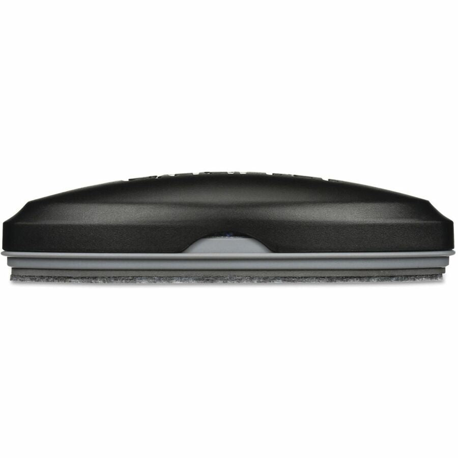 Quartet Premium Magnetic 3-in-1 Eraser - 2" Width x 6.50" Length - Used as Ink Remover, Residue Remover, Spot Remover, Chalk Remover - Durable, Easy-grip Handle, Magnetic - Black - Felt, MicroFiber - 1 / Pack