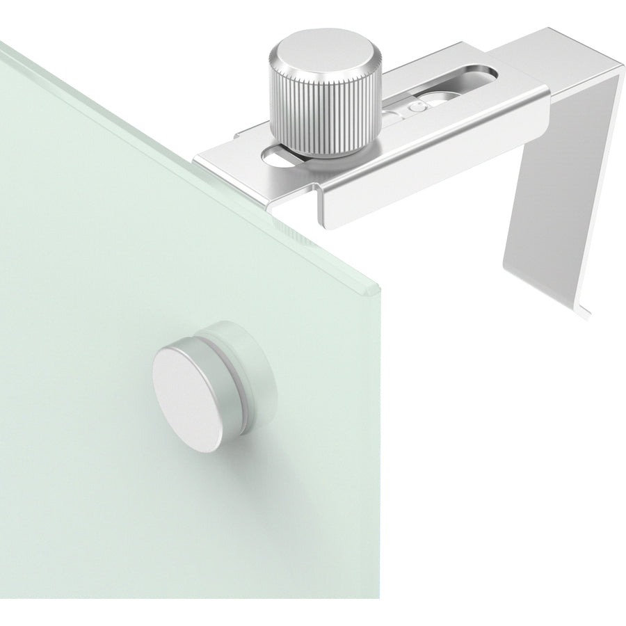 Quartet Infinity™ Magnetic Glass Dry-Erase Cubicle Board - 30" (2.5 ft) Width x 18" (1.5 ft) Height - White Tempered Glass Surface - Rectangle - Horizontal/Vertical - Magnetic - 1