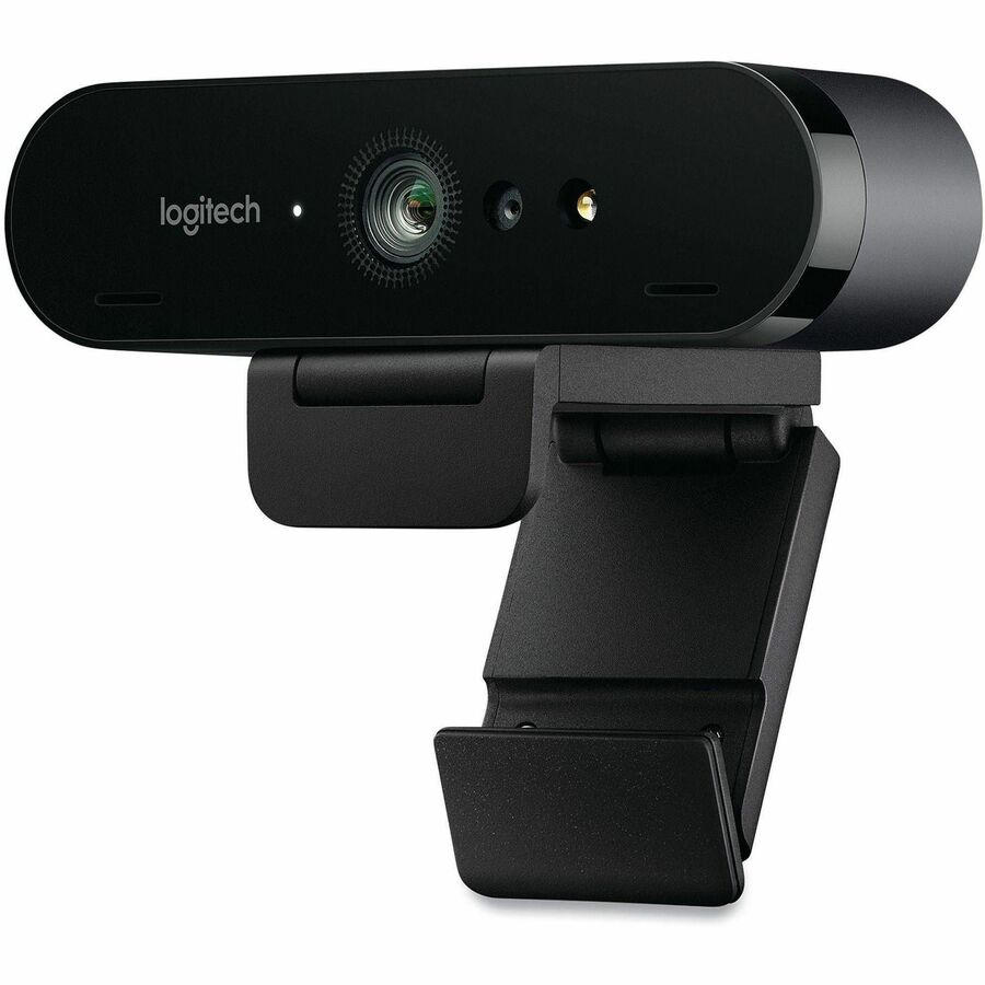 Logitech BRIO Webcam - 90 fps - Black - USB 3.0 - 4096 x 2160 Video - Auto-focus - Clip, Tripod Mount - 5x Digital Zoom - Microphone - For Notebook, Monitor