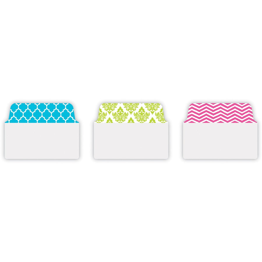 Avery® UltraTabs Color Design 2-sided Multiuse Tabs - 24 Tab(s) - 1.50" Tab Height x 2" Tab Width - Clear Film, Pink Paper, Green, Blue Tab(s) - 24 / Pack
