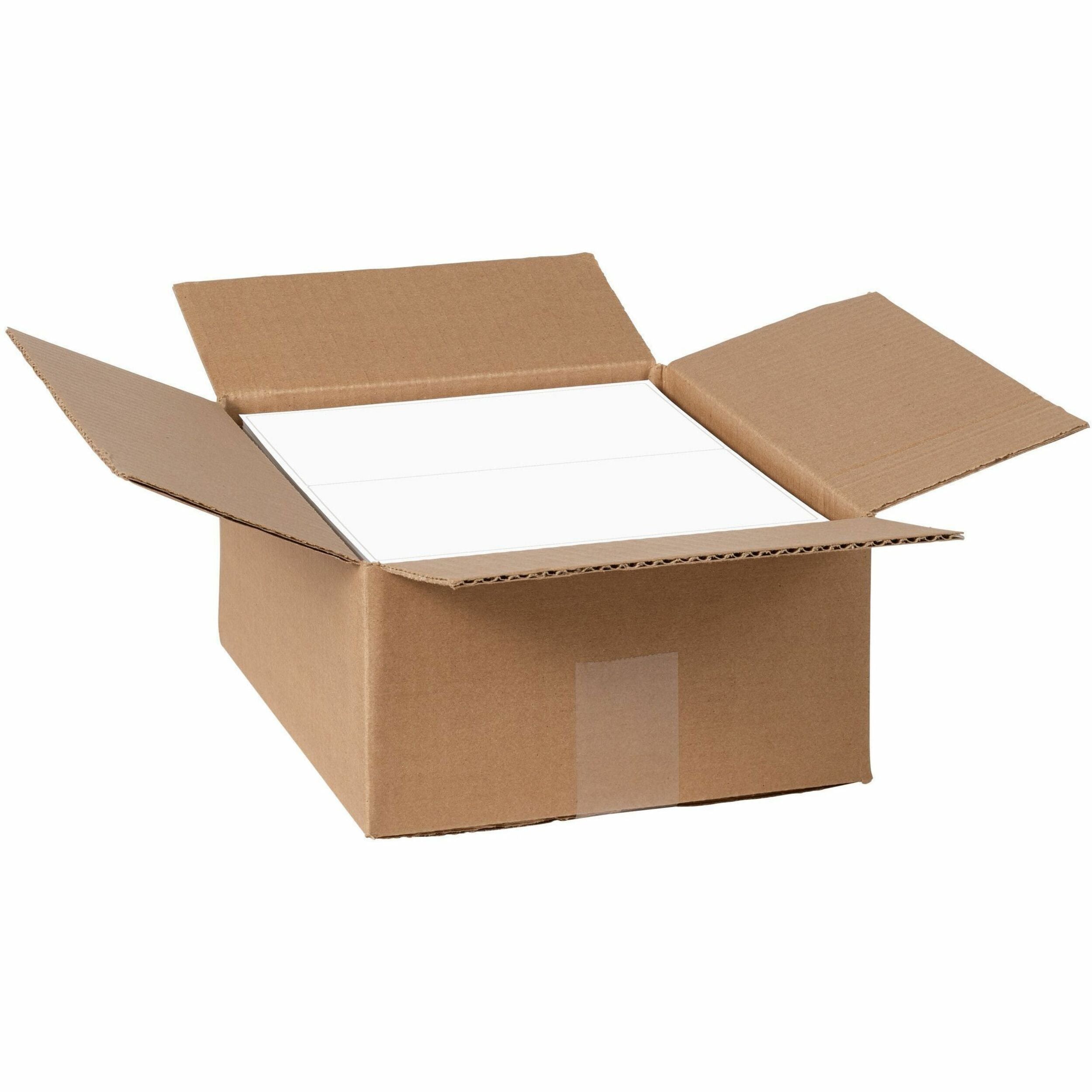 Avery® Shipping Address Labels, Full Sheet Labels, Permanent, 500 Labels (91201) - x 8 1/2" Width x 11" Length - Full Sheet - Permanent Adhesive - Laser - Matte - White - Paper - Permanent Adhesive, Jam Resistant, Smudge Resistant, Customizable, St...