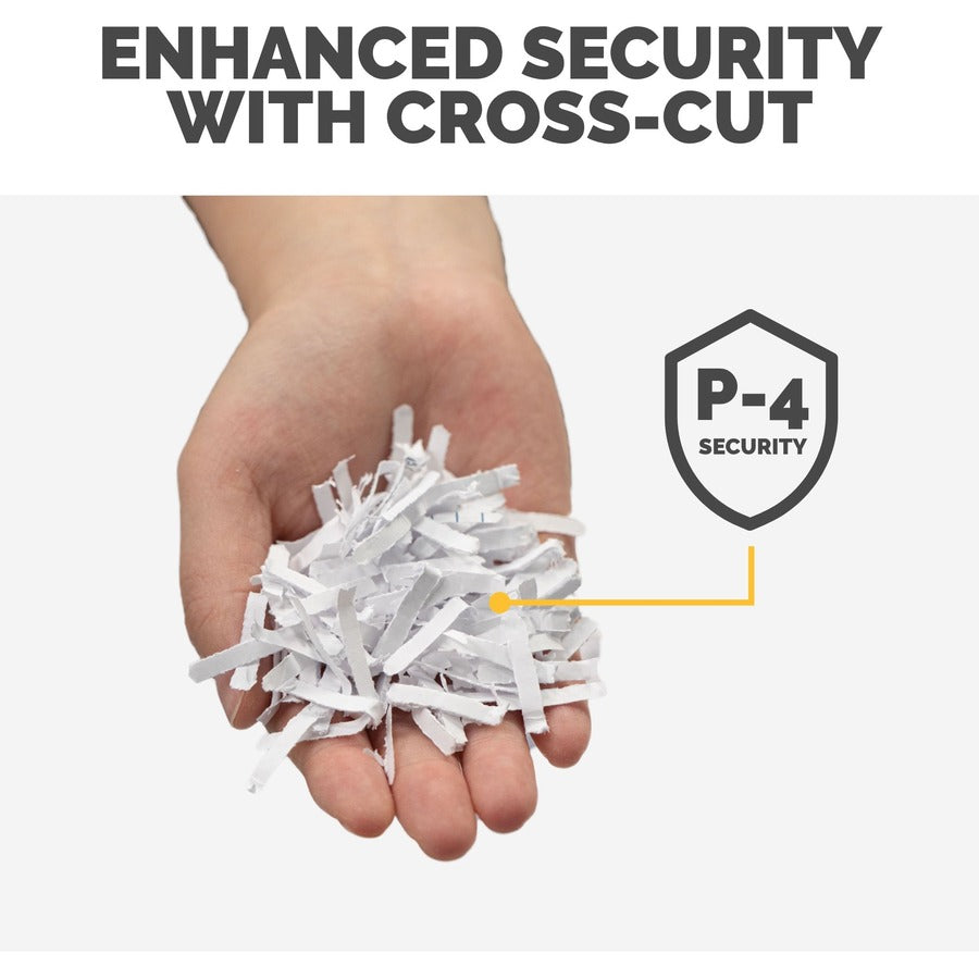 Fellowes AutoMax 350C Auto Feed Cross-Cut Shredder - Non-continuous Shredder - Cross Cut - 350 Per Pass - for shredding Staples, Paper Clip, Paper, CD, DVD, Credit Card, Junk Mail - 0.156" x 1.500" Shred Size - P-4 - 11 ft/min - 9" Throat - 45 Minute R...