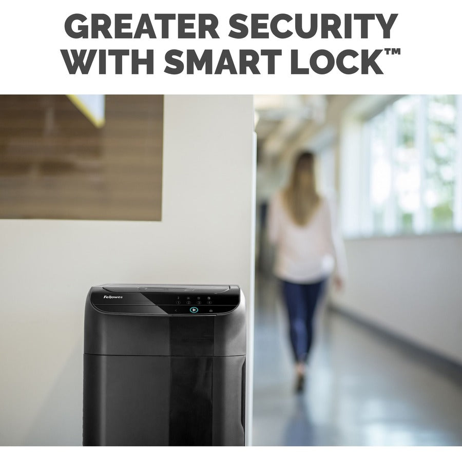 Fellowes AutoMax 350C Auto Feed Cross-Cut Shredder - Non-continuous Shredder - Cross Cut - 350 Per Pass - for shredding Staples, Paper Clip, Paper, CD, DVD, Credit Card, Junk Mail - 0.156" x 1.500" Shred Size - P-4 - 11 ft/min - 9" Throat - 45 Minute R...