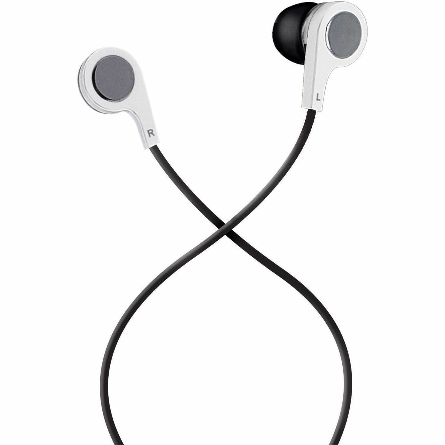 Maxell B-13 Earset - Stereo - Wired - Earbud - In-ear - 4.33 ft Cable - White