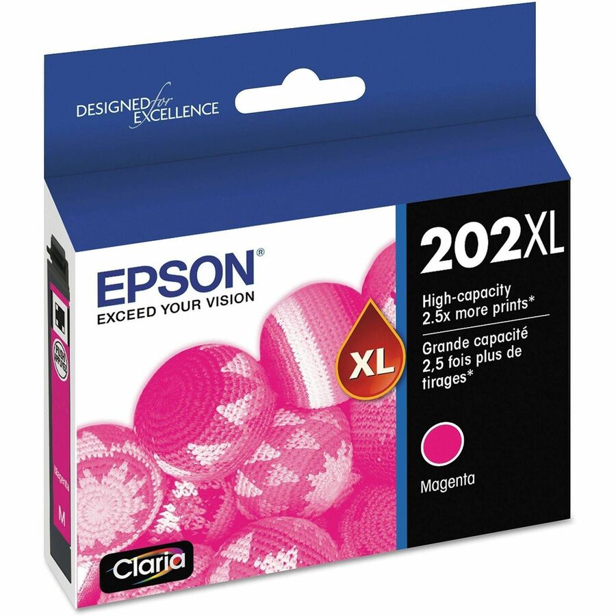 Epson Claria 202XL Original High Yield Inkjet Ink Cartridge - Magenta Pack - Inkjet - High Yield